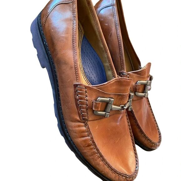 Robert Zur Patton Comfort Buckle Loafer Tan main image 8